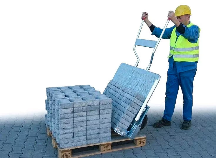 Hier ein Beispiel, wie die Steinkarre benutzt wird.